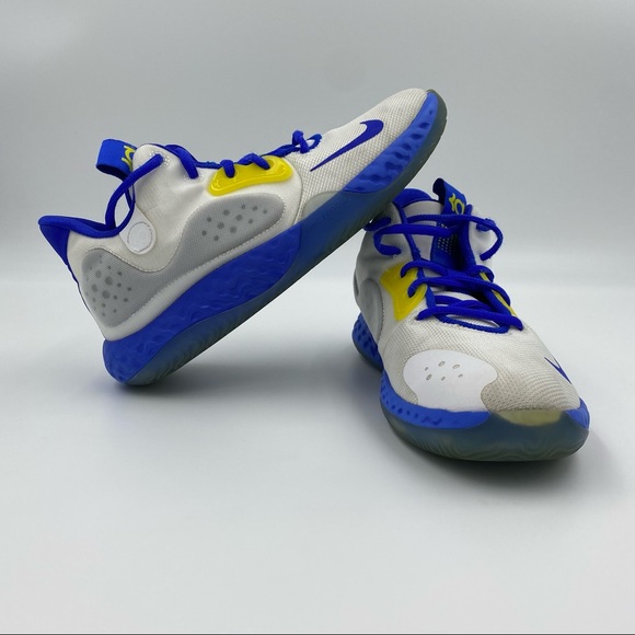 Nike KD Trey 5 VII (gs) White and Blue Basketball Sneakers - Picture 8 of 8